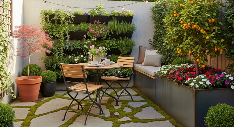 kleine tuin inrichten